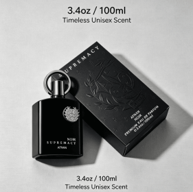 100ml Matte Black Flask-Style Men Eau de Parfum, Deep Dark Woody Spicy Long-Wear Scent, Gift-Ready Cologne for Work and Night-Out Occasions