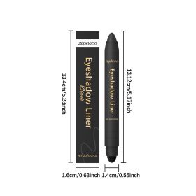 zephoco Dual-End Eyeliner, Black, 2 g