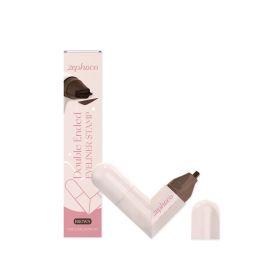 zephoco Dual-End Stamp Eyeliner, Brown, 2.1 ml