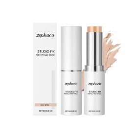 zephoco Moisturizing Concealer Foundation Stick, Ivory, 8 g