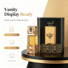 Long Lasting Unisex Perfume 100ml, Decorative Honey Bee Pattern Bottle Oriental Fragrance, Gift Packed Scent for Men & Women All Occasions