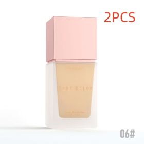MATTE SUNSCREEN LIQUID FOUNDATION SPF 30 (Option: 06color 2PCS)