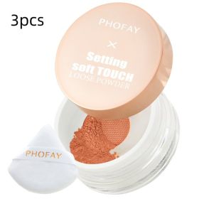 PHOFAY Setting Soft Touch Loose Powder (Option: 3PCS-04)